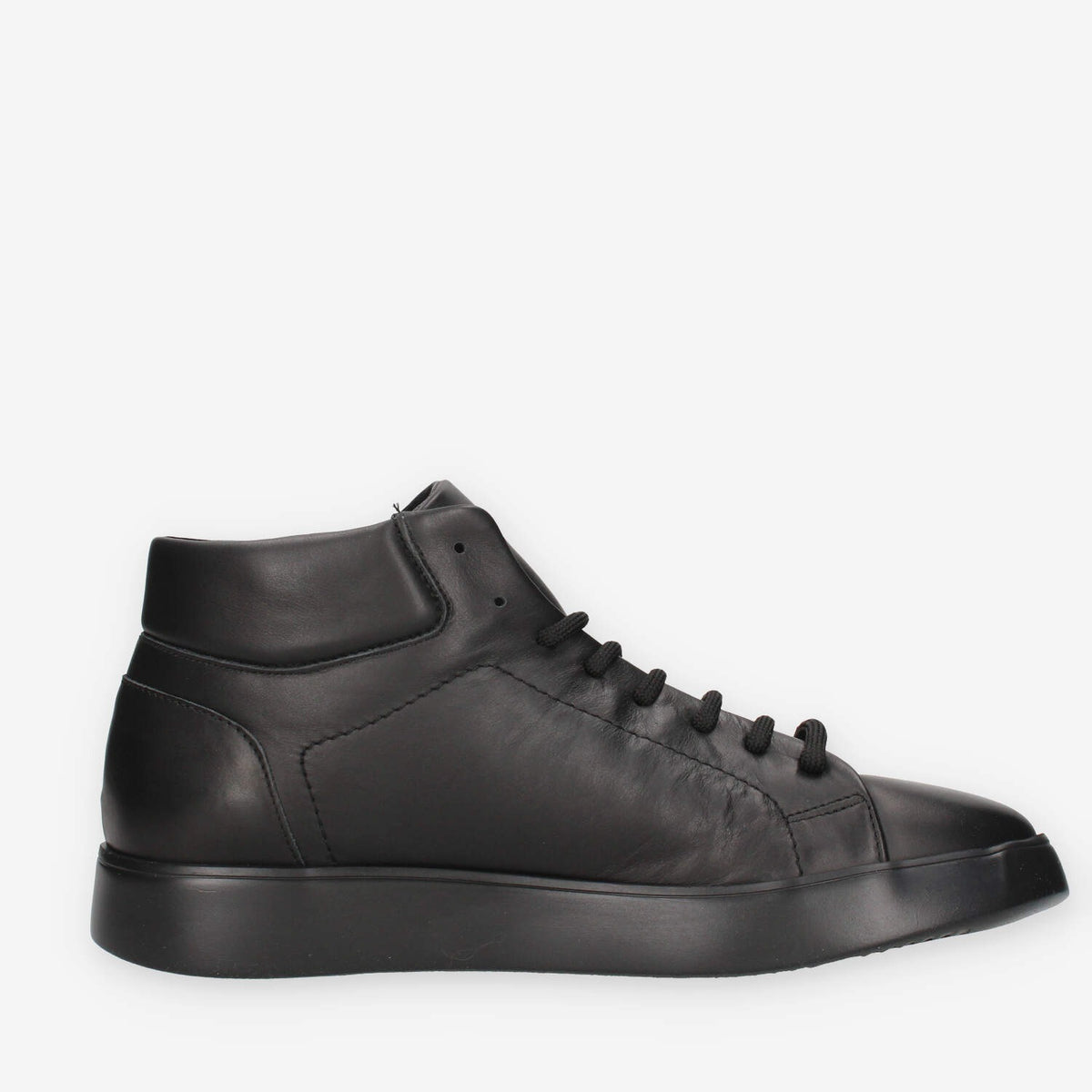 Sneakers Alte in Pelle Nera - Frau