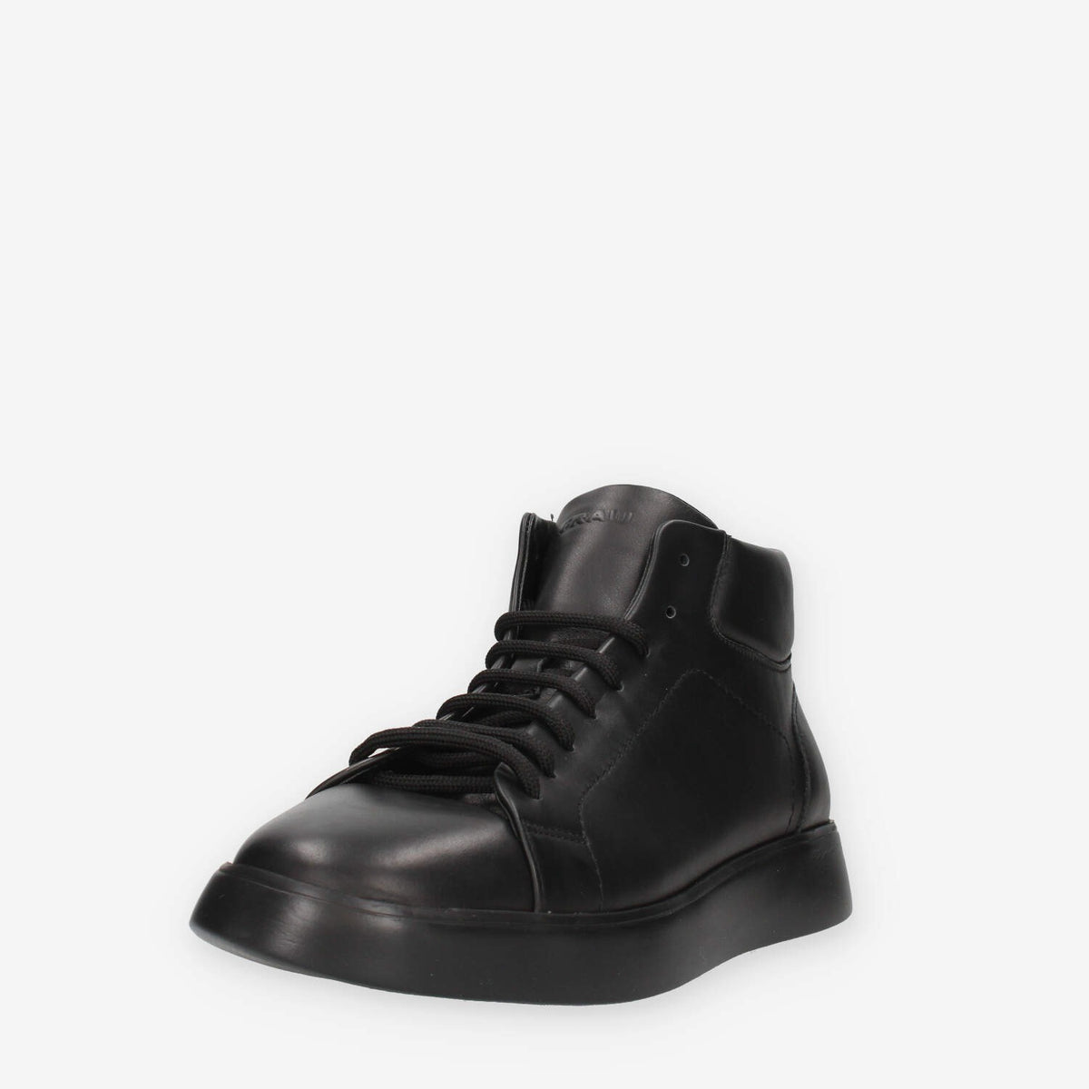 Sneakers Alte in Pelle Nera - Frau