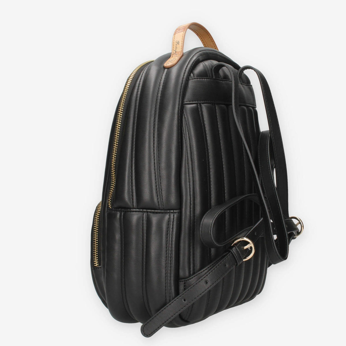 Zaino Elegante in Pelle Nera Alviero Martini Prima Classe