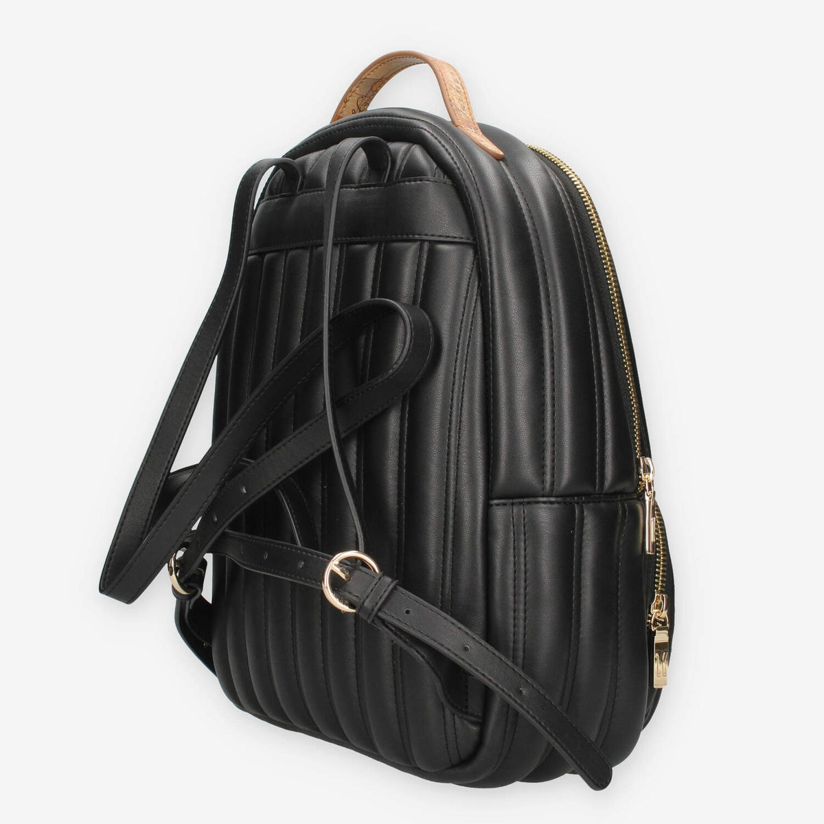 Zaino Elegante in Pelle Nera Alviero Martini Prima Classe