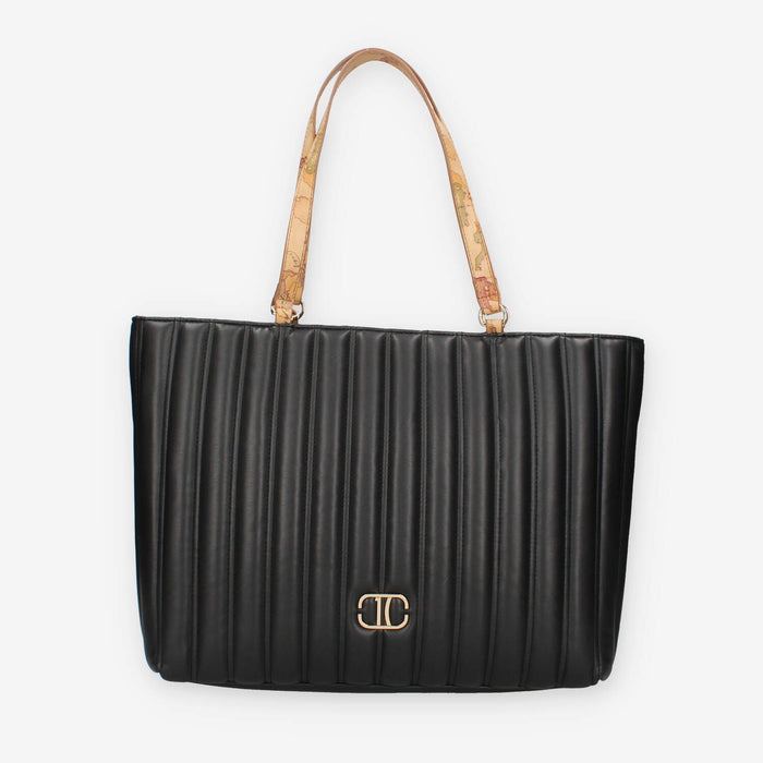 Borsa a Spalla Elegante Alviero Martini Prima Classe - Design Trapuntato