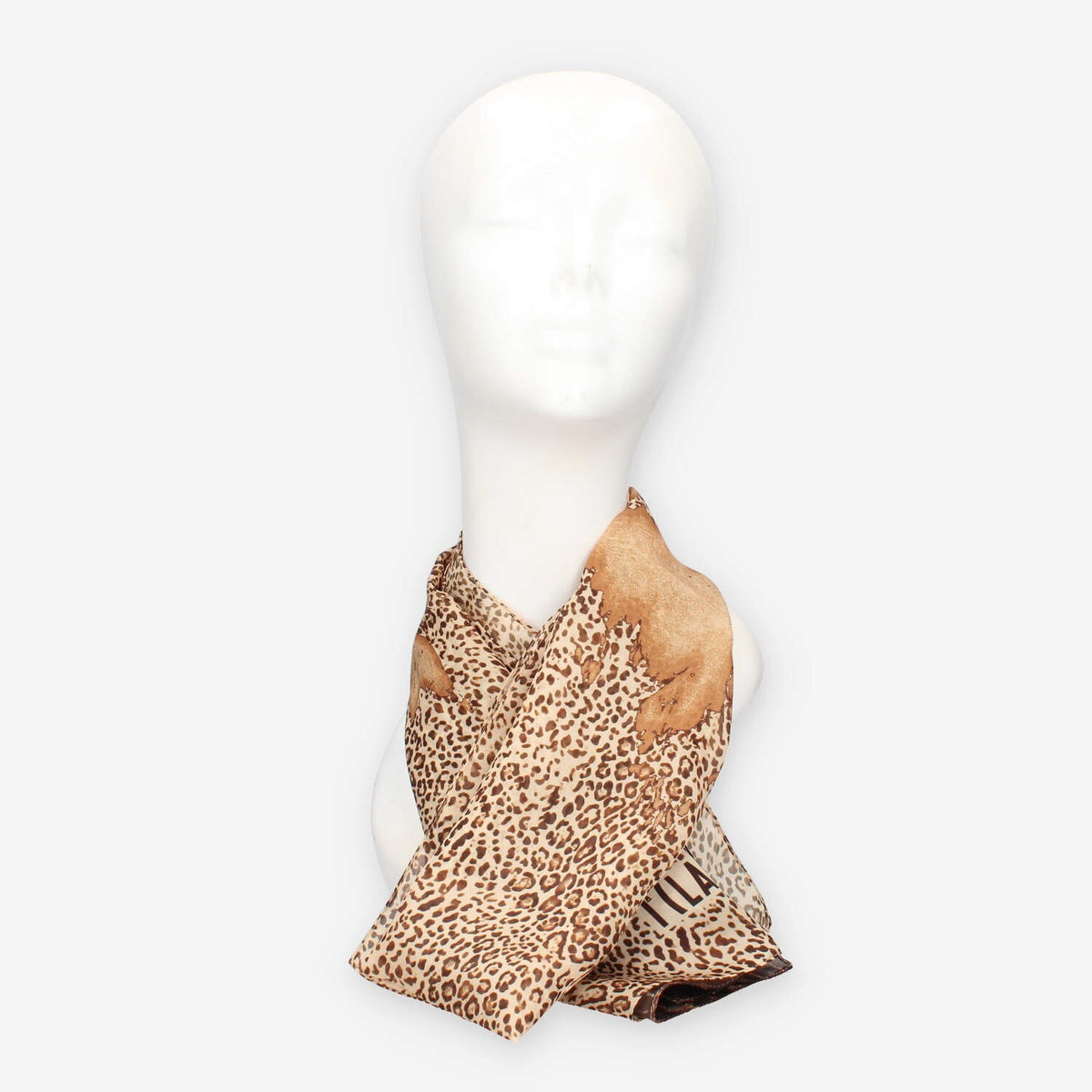 Foulard Elegante con Stampa Animalier - Alviero Martini Prima Classe