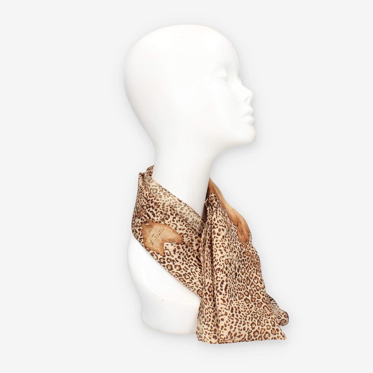 Foulard Elegante con Stampa Animalier - Alviero Martini Prima Classe