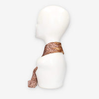 Foulard Elegante con Motivo Animalier e Cartina Geografica - Alviero Martini Prima Classe