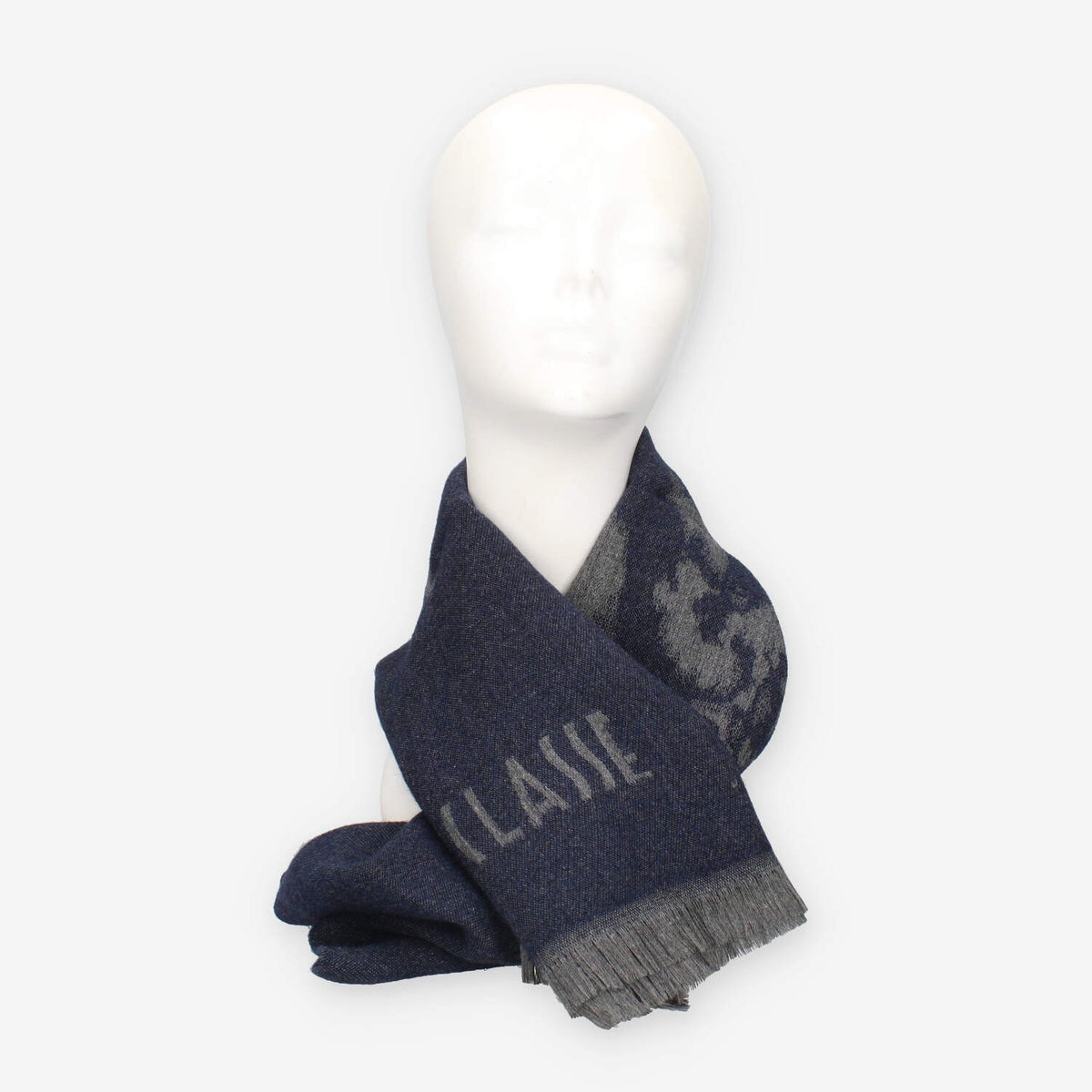 Sciarpa Elegante in Lana Blu - Alviero Martini Prima Classe