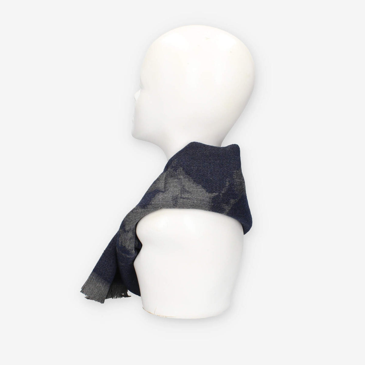 Sciarpa Elegante in Lana Blu - Alviero Martini Prima Classe