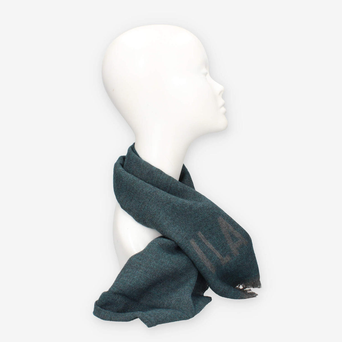 Sciarpa Elegante Alviero Martini Prima Classe in Lana - Verde Petrolio
