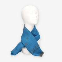 Sciarpa in Lana Blu con Dettagli Iconici - Alviero Martini Prima Classe