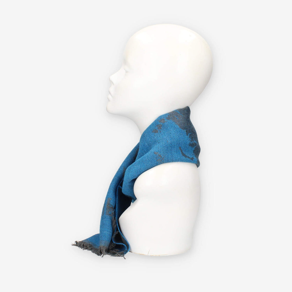 Sciarpa in Lana Blu con Dettagli Iconici - Alviero Martini Prima Classe