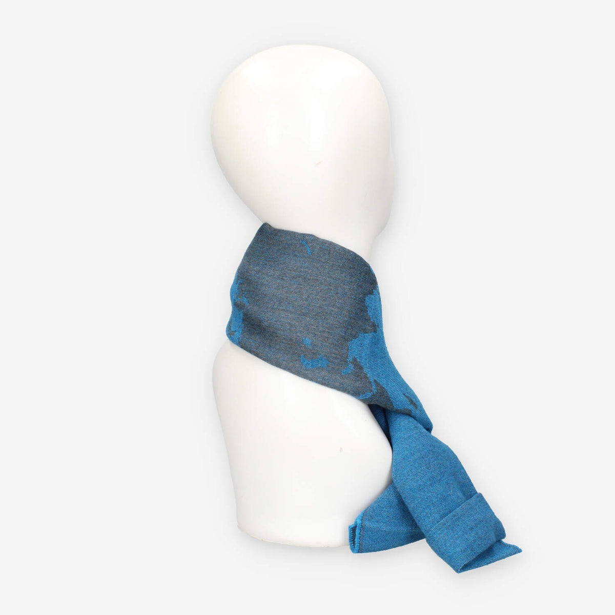 Sciarpa in Lana Blu con Dettagli Iconici - Alviero Martini Prima Classe