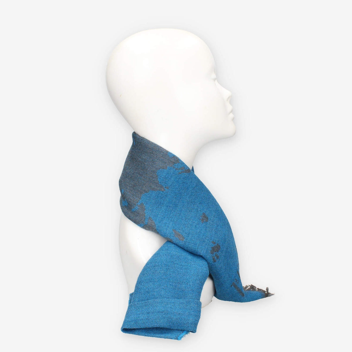 Sciarpa in Lana Blu con Dettagli Iconici - Alviero Martini Prima Classe
