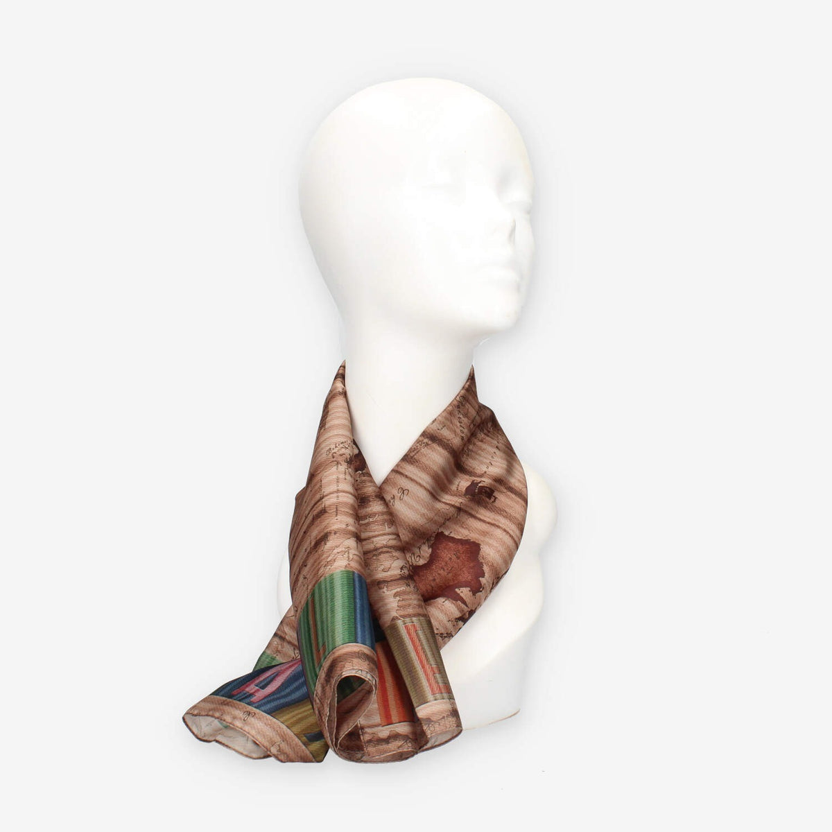 Foulard Elegante Alviero Martini Prima Classe con Motivo Geo