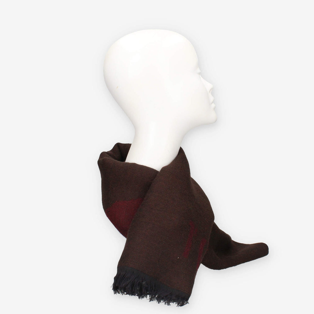 Sciarpa Elegante in Lana Marrone - Alviero Martini Prima Classe