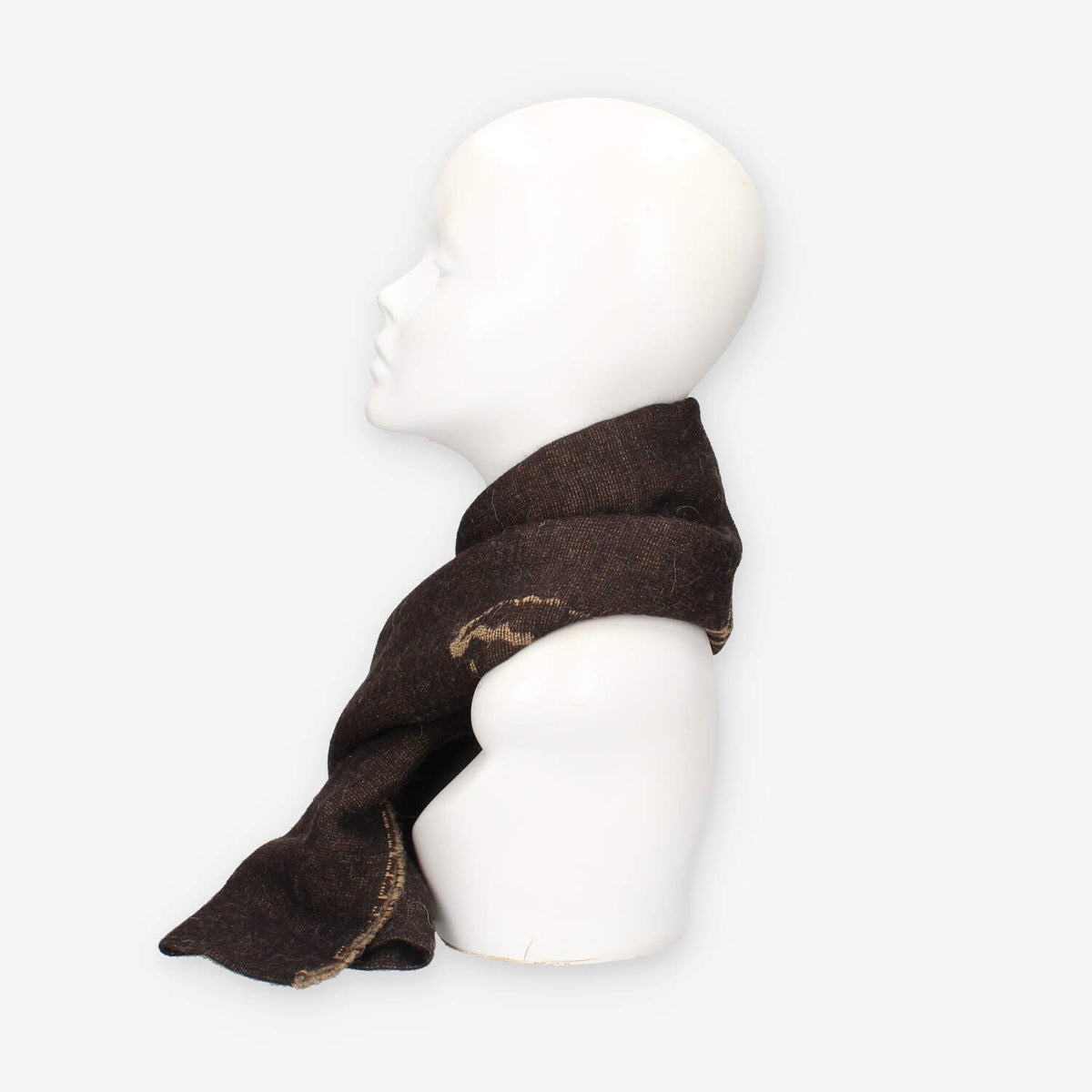 Sciarpa Elegante Alviero Martini Prima Classe in Lana Marrone