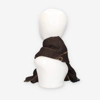 Sciarpa Elegante Alviero Martini Prima Classe in Lana Marrone