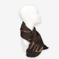 Sciarpa Elegante Alviero Martini Prima Classe in Lana Marrone