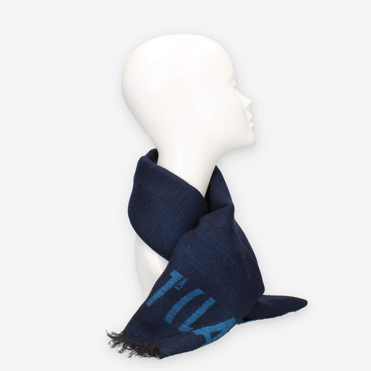 Sciarpa Elegante in Lana Blu - Alviero Martini Prima Classe