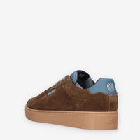 Sneakers Colmar BATES-R-107-26AW in Pelle Scamosciata Marrone