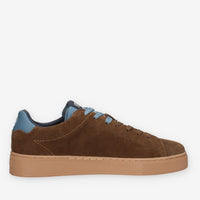 Sneakers Colmar BATES-R-107-26AW in Pelle Scamosciata Marrone