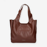 Borsa Shopper in Pelle sintetica Marrone - Vivienne