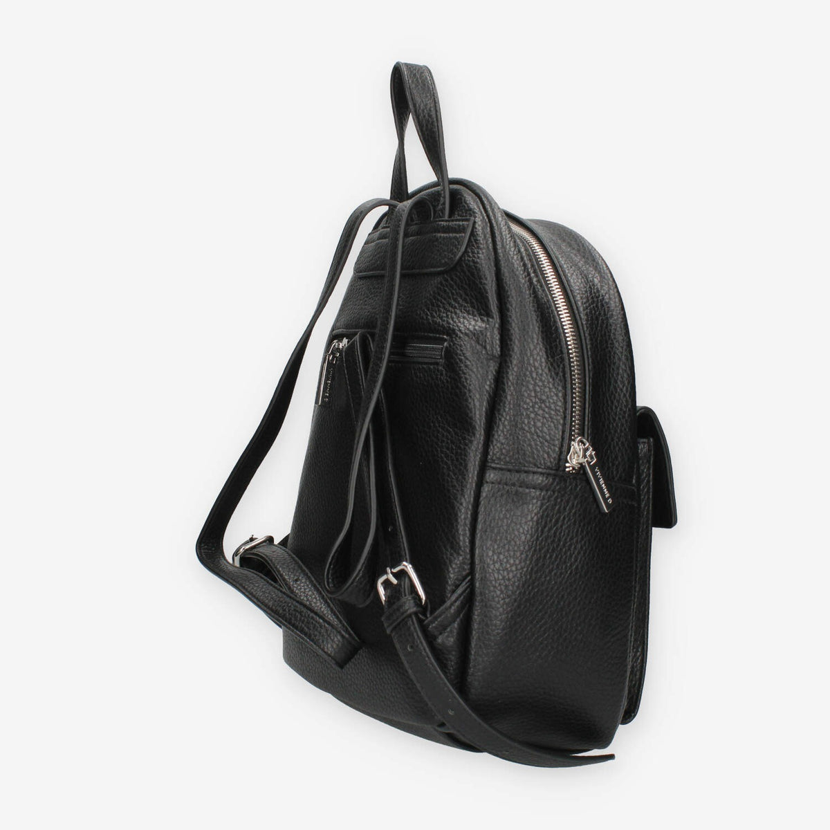 Zaino in Ecopelle nera - Vivienne