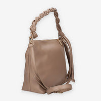 Borsa a Spalla Vivienne VRO003.FANGO in Pelle sintetica Intrecciata