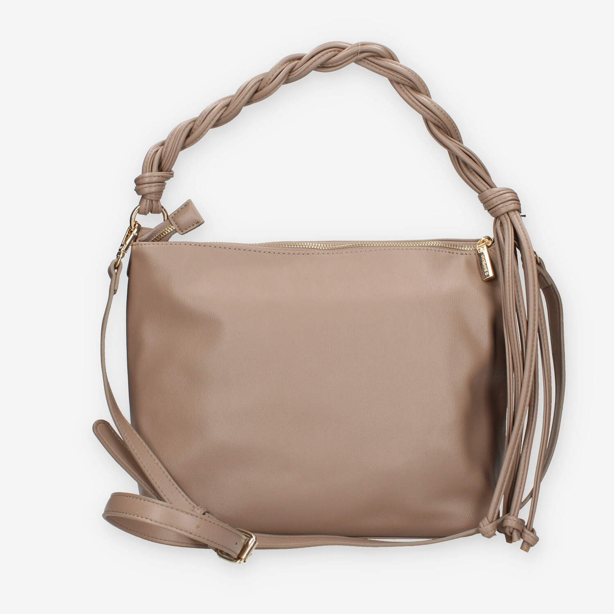 Borsa a Spalla Vivienne VRO003.FANGO in Pelle sintetica Intrecciata