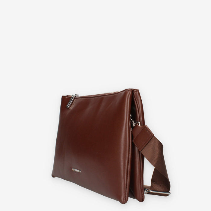 Borsa a Tracolla in Pelle Marrone Vivienne - Eleganza e Praticità
