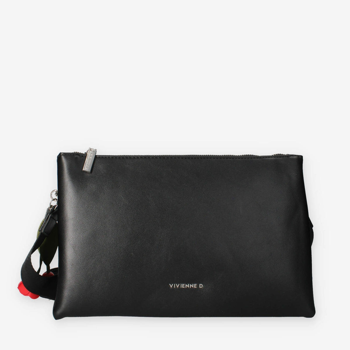 Borsa a Tracolla in ecopelle Nera Vivienne