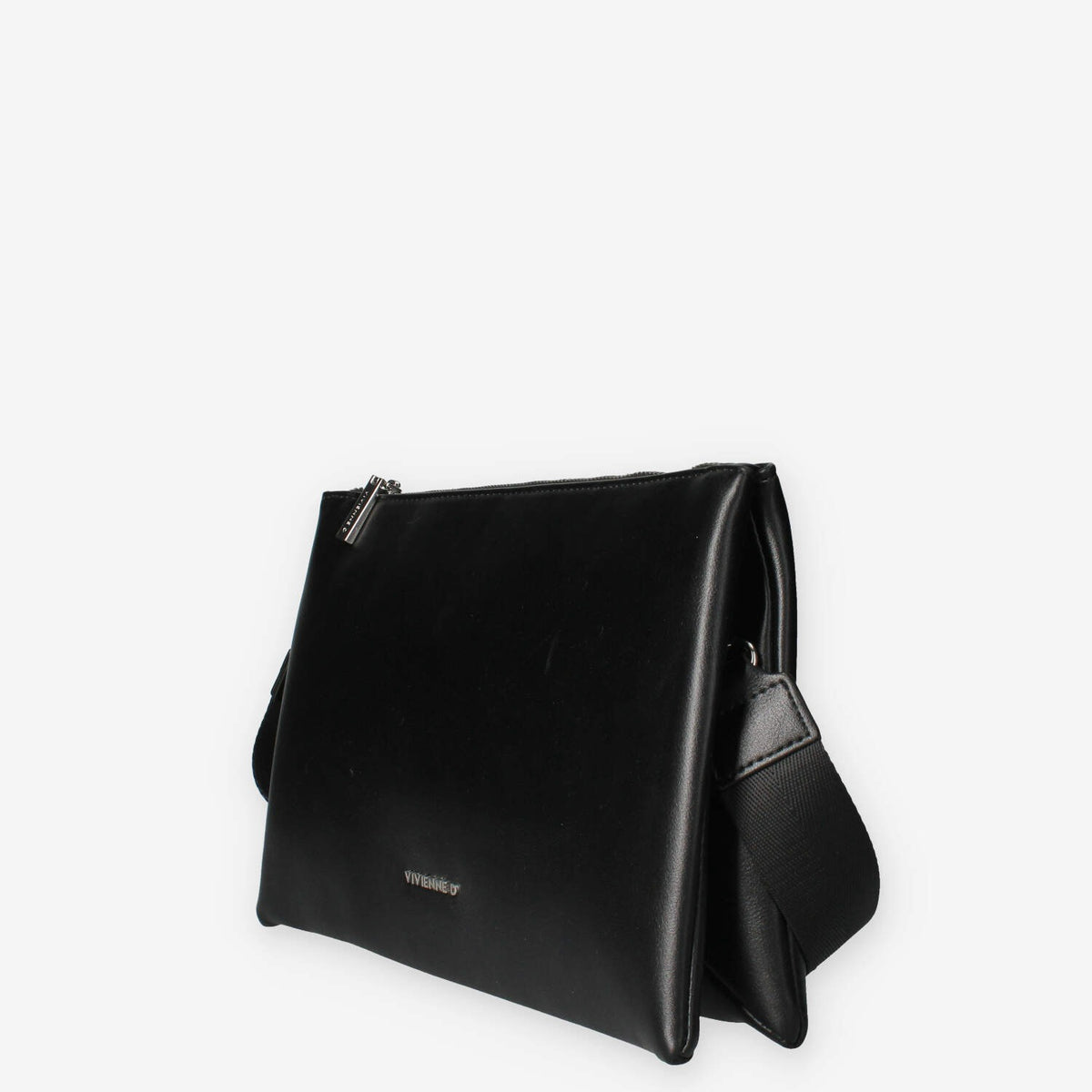 Borsa a Tracolla in ecopelle Nera Vivienne