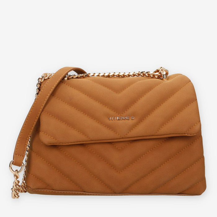 Borsa a Tracolla Trapuntata Vivienne VSO002.CAMEL