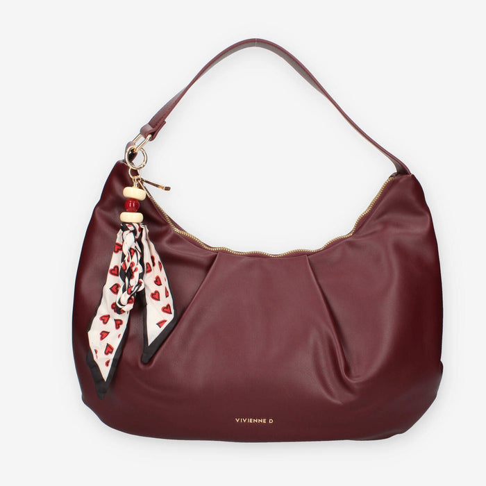 Borsa a Spalla Vivienne Bordeaux