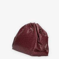 Borsa a Mano Intrecciata Bordeaux - Vivienne