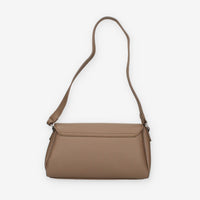 Borsa a Spalla Elegante in ecopelle tortora - Vivienne