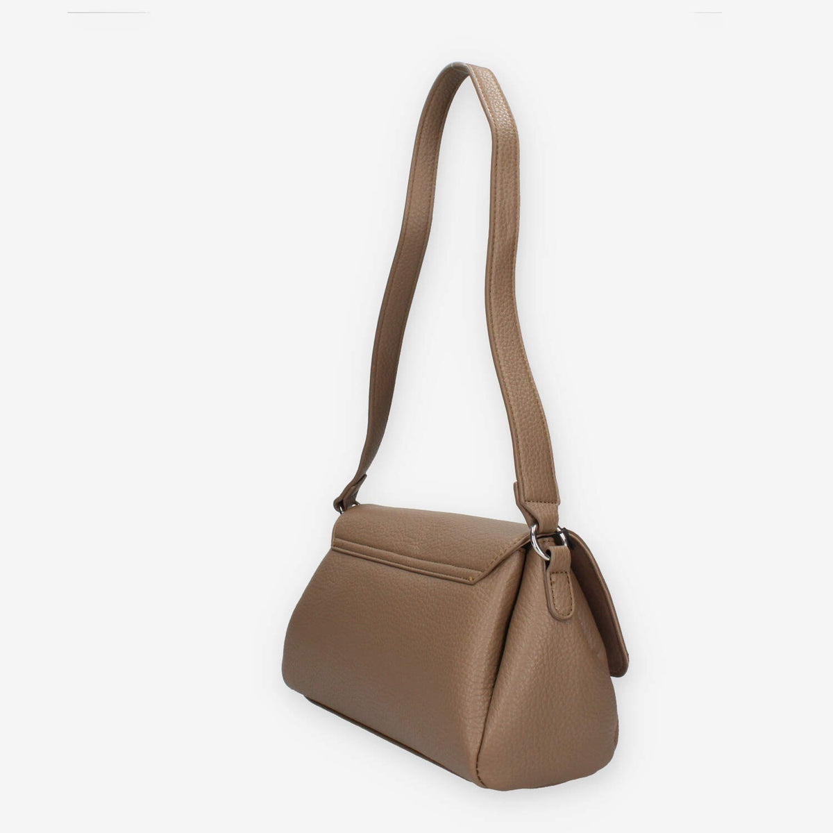 Borsa a Spalla Elegante in ecopelle tortora - Vivienne
