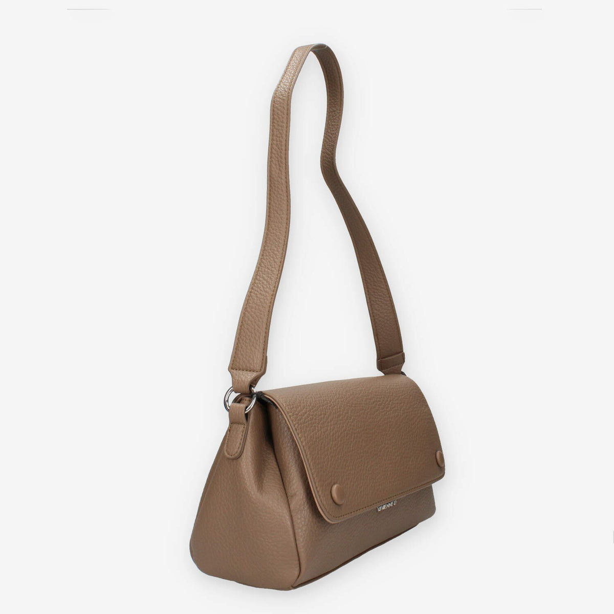 Borsa a Spalla Elegante in ecopelle tortora - Vivienne
