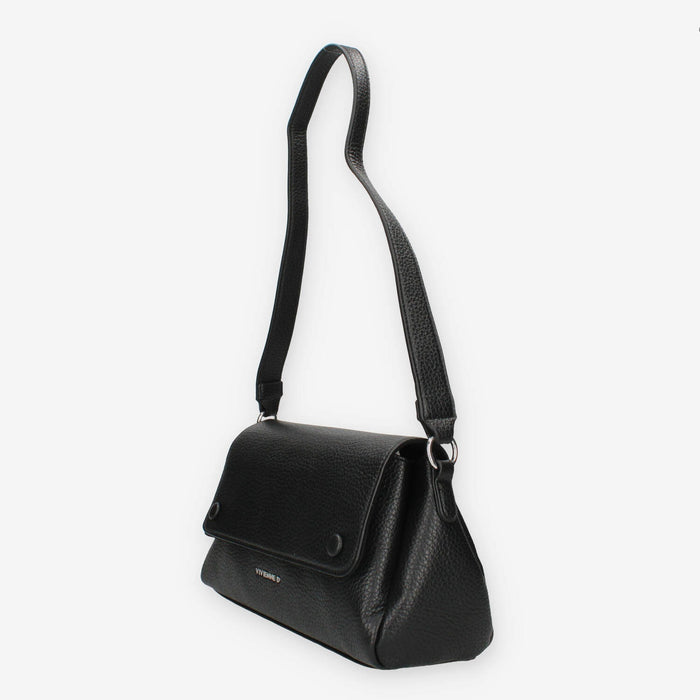 Borsa a Spalla Elegante in ecopelle nera - Vivienne