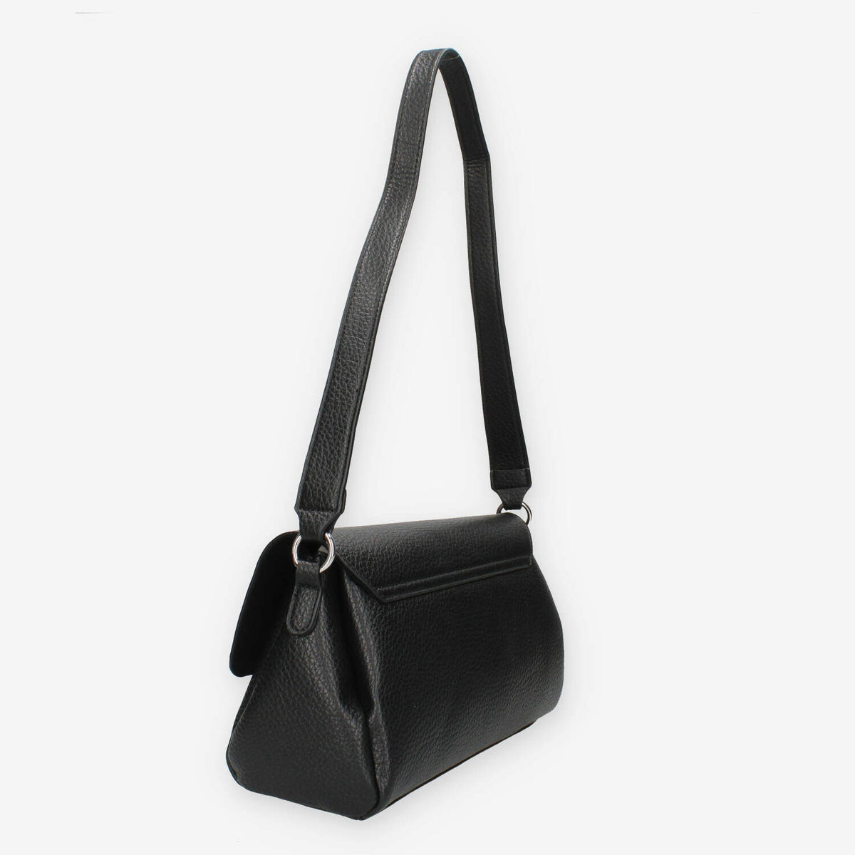 Borsa a Spalla Elegante in ecopelle nera - Vivienne