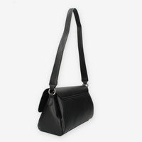 Borsa a Spalla Elegante in ecopelle nera - Vivienne
