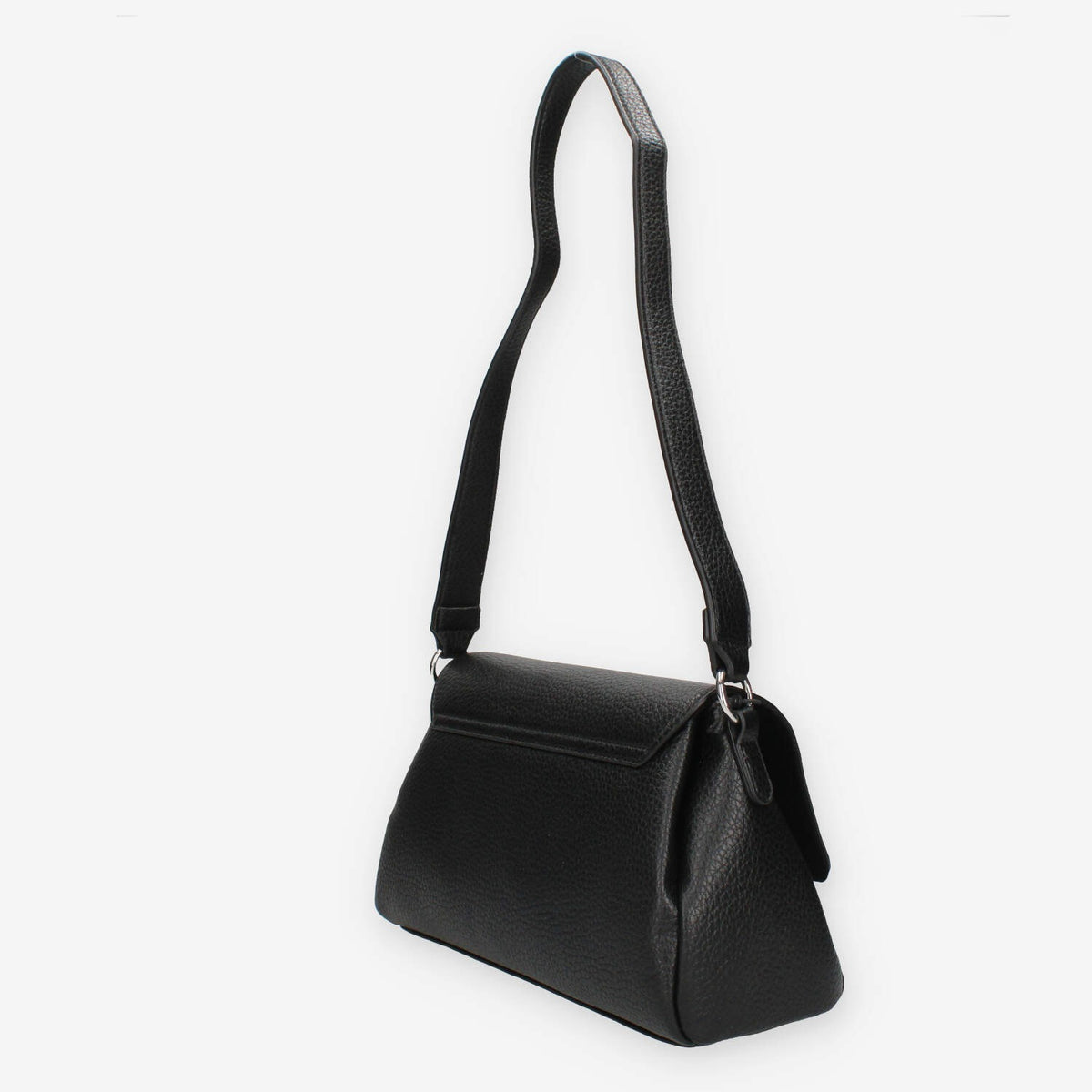 Borsa a Spalla Elegante in ecopelle nera - Vivienne