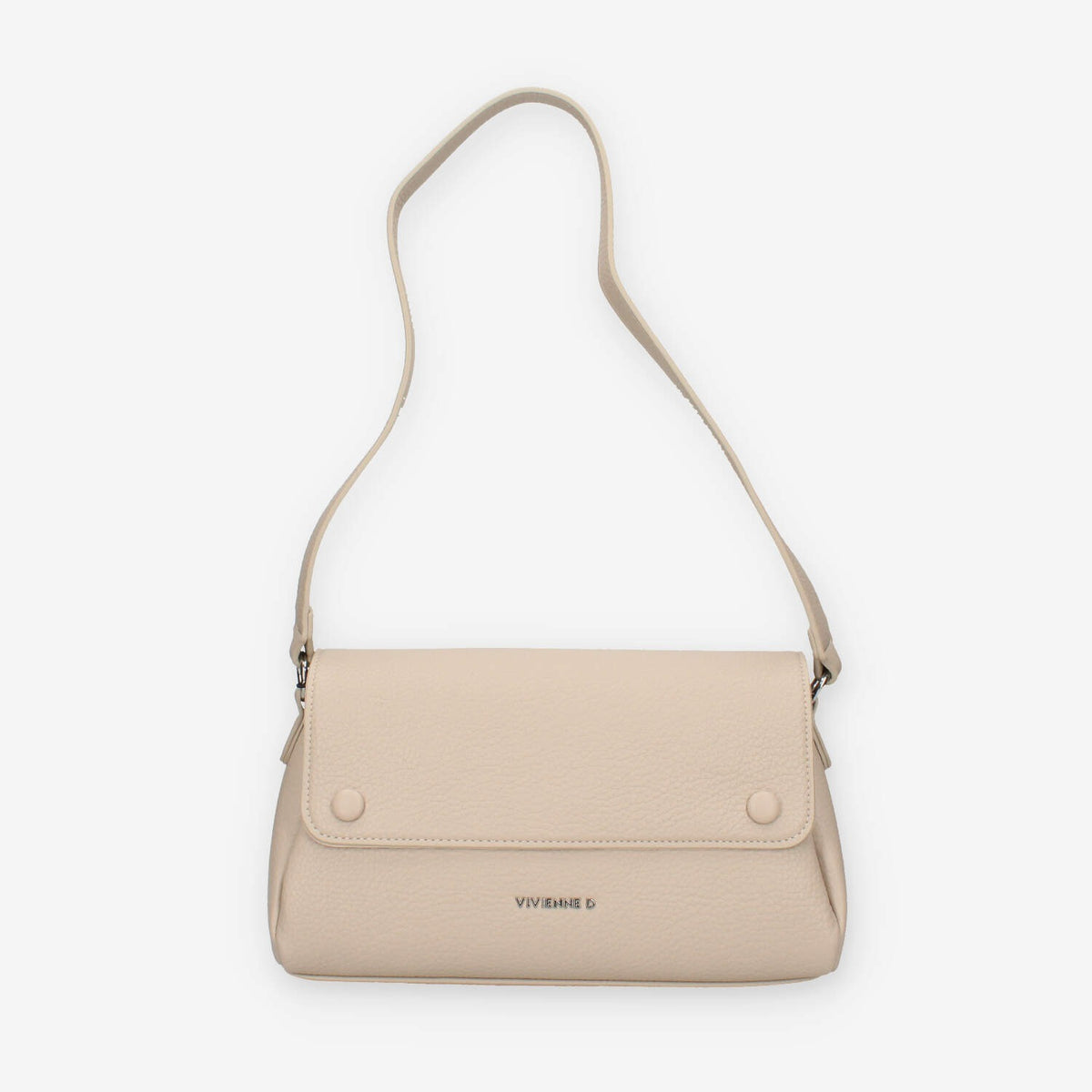 Borsa a Spalla Elegante in ecopelle Beige - Vivienne