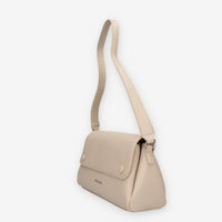 Borsa a Spalla Elegante in ecopelle Beige - Vivienne