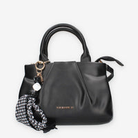 Borsa a Mano Vivienne nera con Charm Decorativo