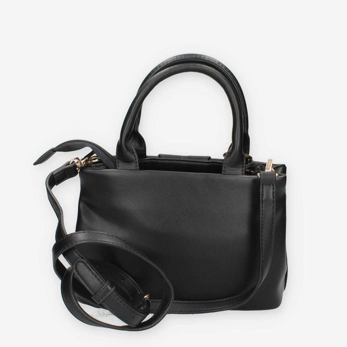 Borsa a Mano Vivienne nera con Charm Decorativo