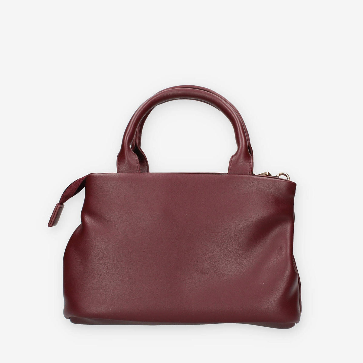 Borsa a Mano Vivienne Bordeaux con Charm Decorativo