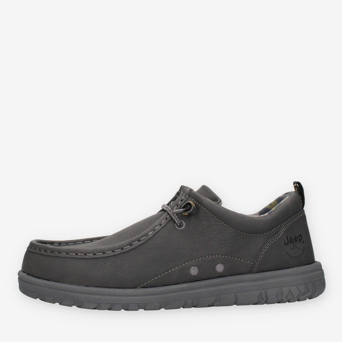 Scarpe Slip On Uomo SAMOA WALLABEE in Antracite - Modello JM62051A-096 di Jeep