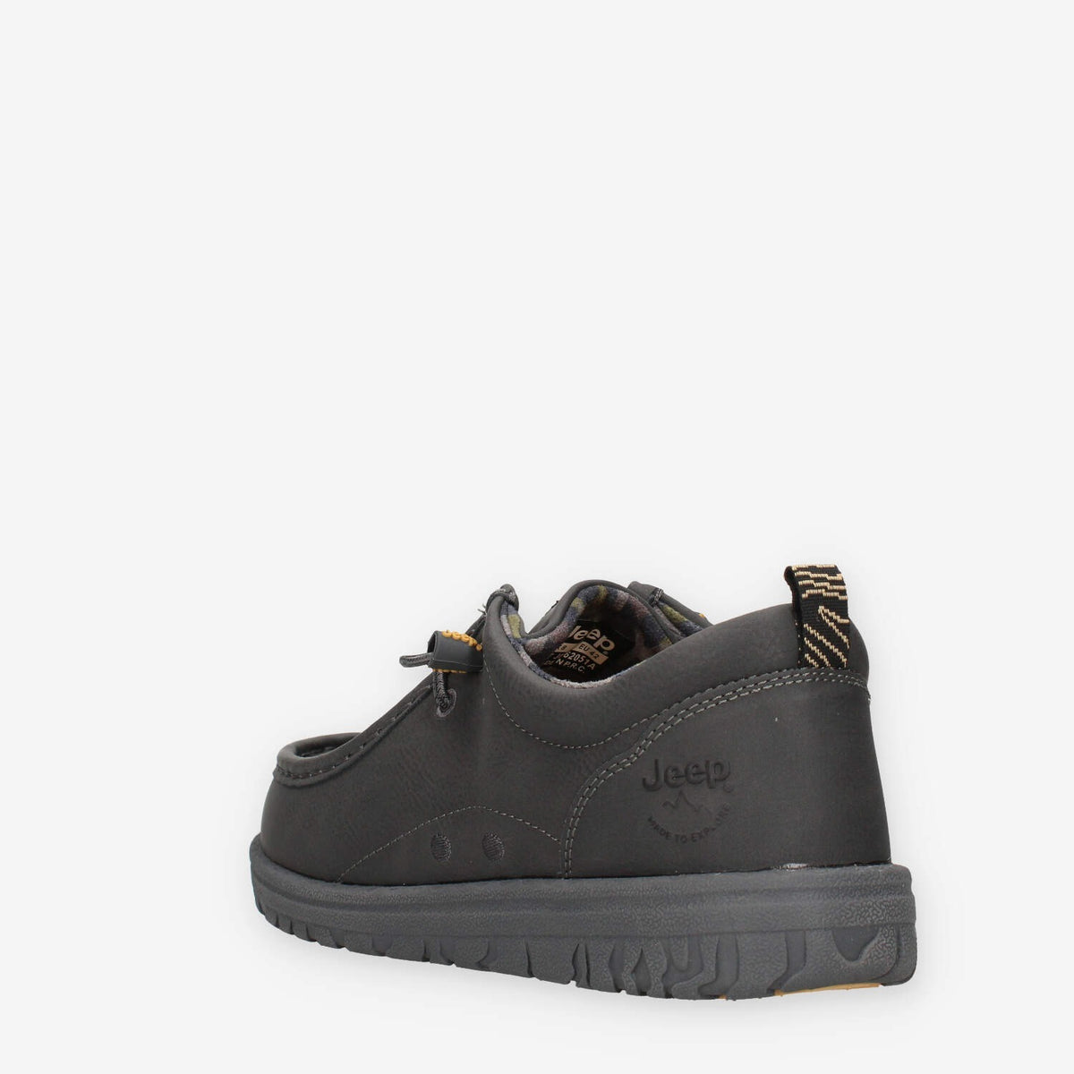 Scarpe Slip On Uomo SAMOA WALLABEE in Antracite - Modello JM62051A-096 di Jeep