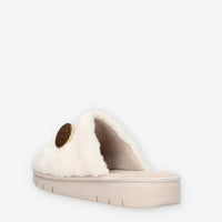 Pantofole in Pelliccia Sintetica Bianca - Modello WARM29