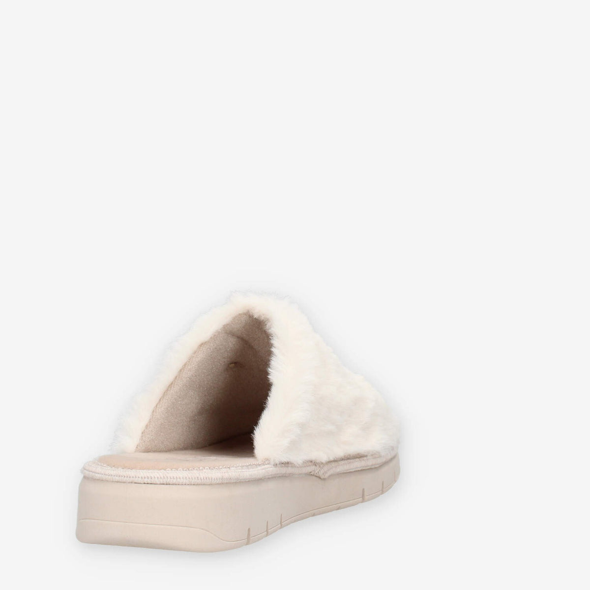 Pantofole in Pelliccia Sintetica Bianca - Modello WARM29