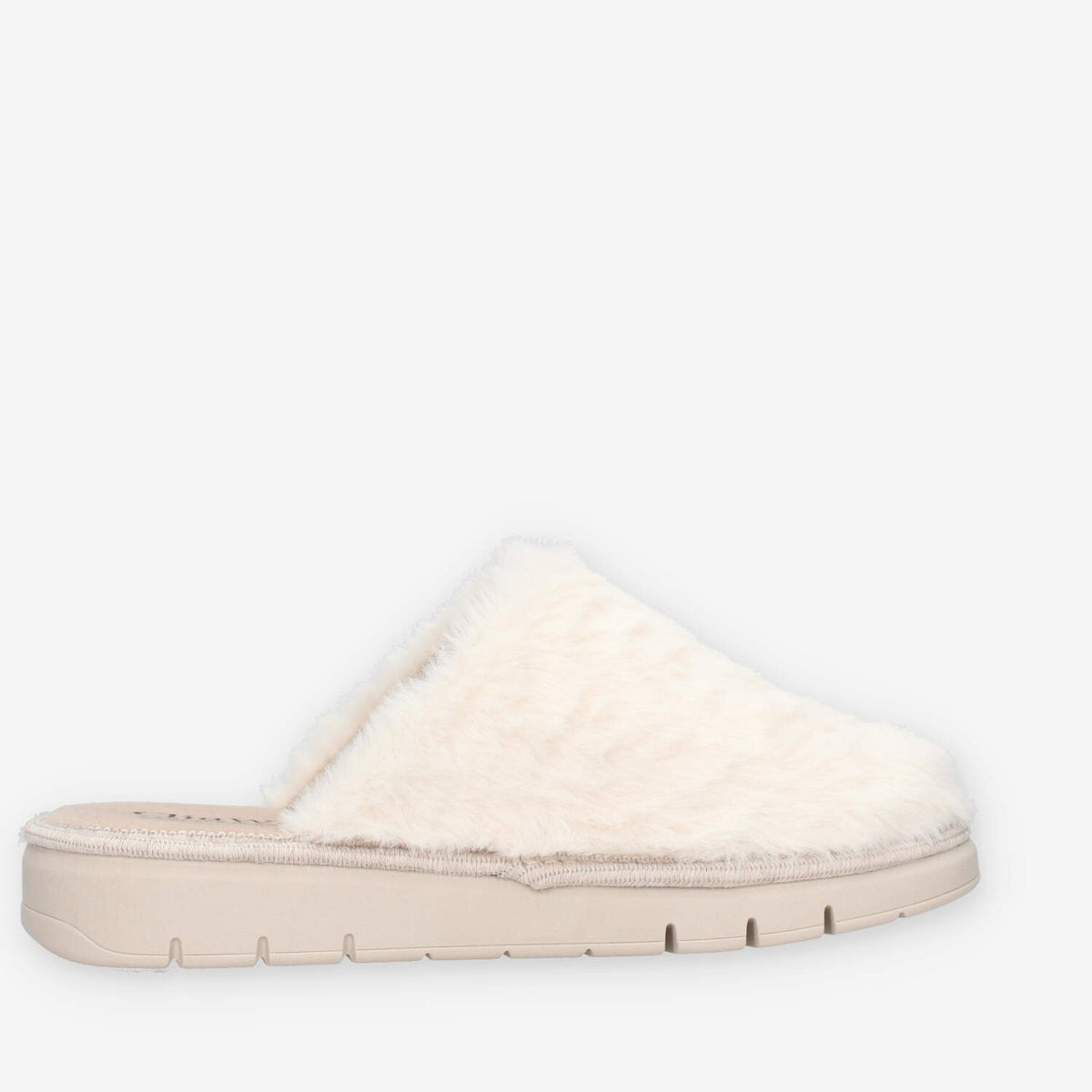 Pantofole in Pelliccia Sintetica Bianca - Modello WARM29